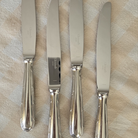Christofle Pastorale dinner knife set of 4 - Picture 5 of 5